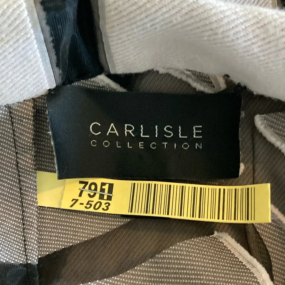 Carlisle White and Black Jacket with Geometric Design